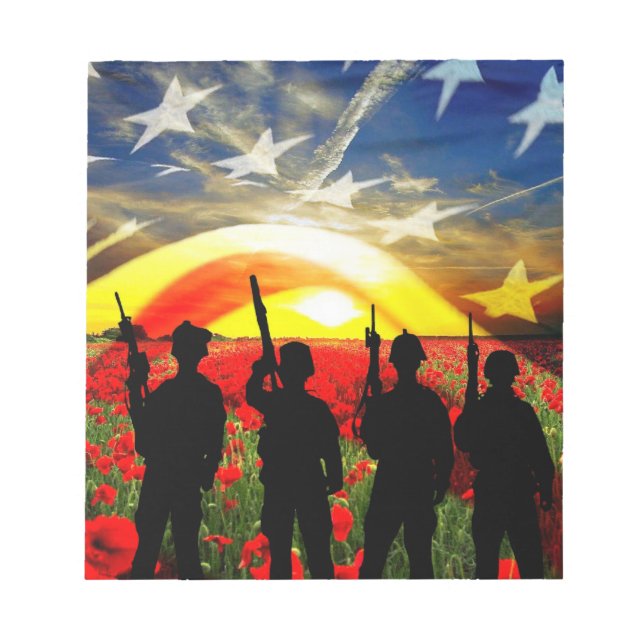 USA zu Ehren Notizblock (Vorderseite)