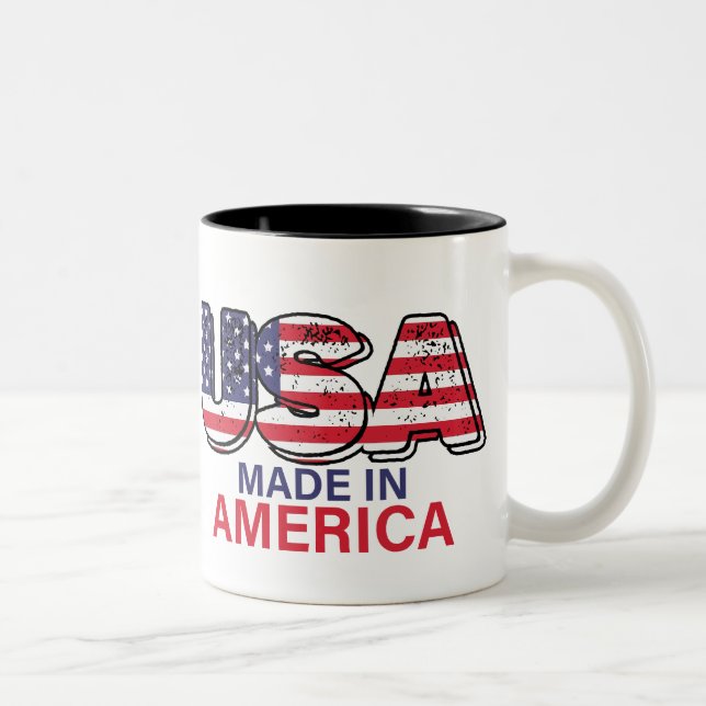 USA ZWEIFARBIGE TASSE (Rechts)