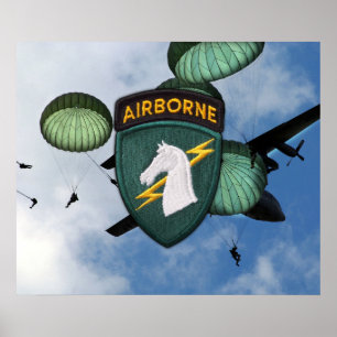 USACAPOC 1. Special Ops Patch Poster