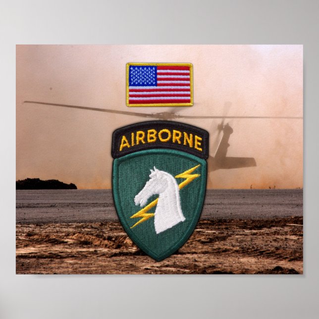 USACAPOC(A) 1. Special Ops Vets Patch Poster (Vorne)