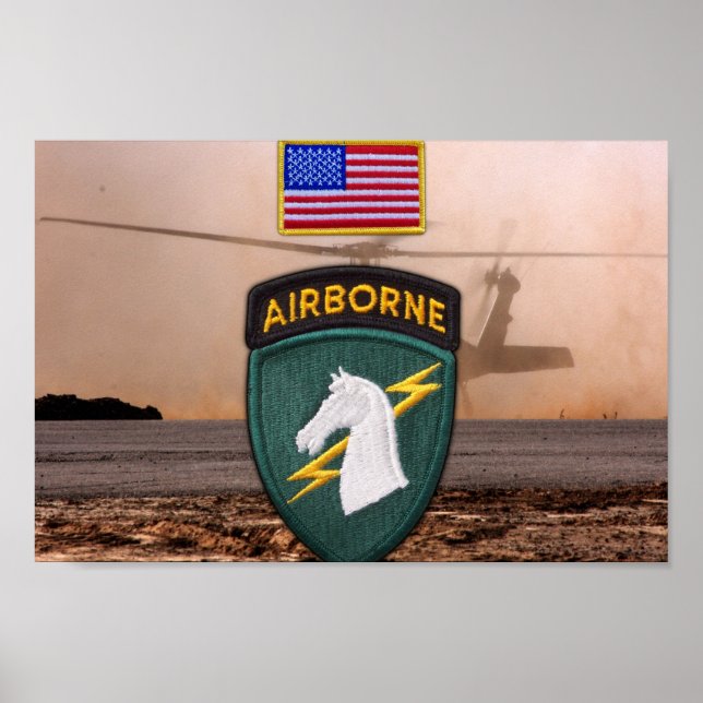 USACAPOC(A) 1. Special Ops Vets Patch Poster (Vorne)