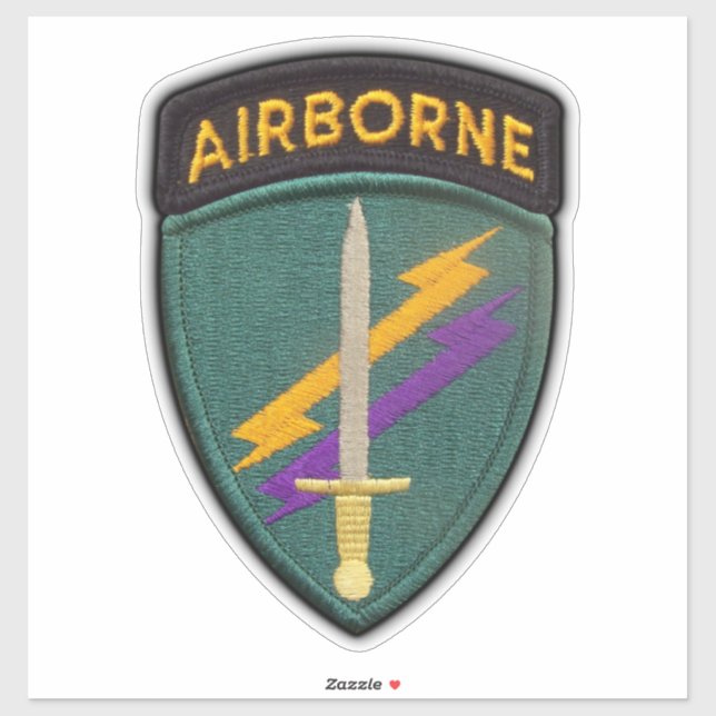 USACAPOC(A) Army Zivil Affairs Contour Sticker (Blatt)