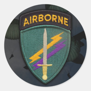 USACAPOC(A) Special Ops Psychological Operations Runder Aufkleber