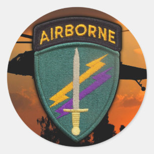 USACAPOC (A) spezielle Ops Flecken Runder Aufkleber