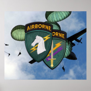 USACAPOC Special Ops Zivil Affairs Patch Poster