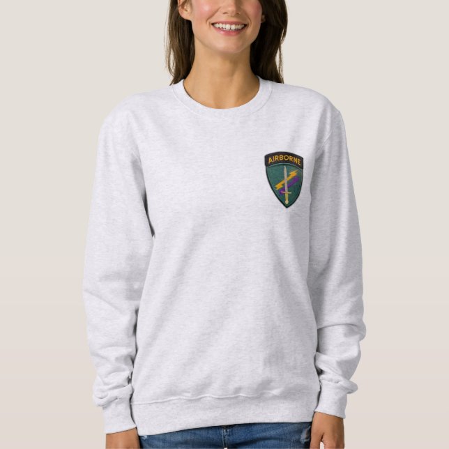 USACAPOC Special Ops zivil Affairs Patches Sweatshirt (Vorderseite)