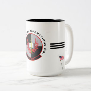 USAF - 19. Spezialbetrieb Sq. Zweifarbige Tasse