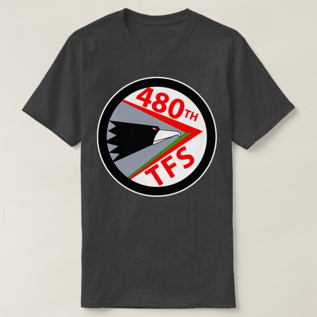USAF 480. Tactical Fighter Squadron HK Vietnam WO T-Shirt (Design vorne)