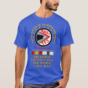 USAF 480. Tactical Fighter Squadron Warhawks Holl T-Shirt