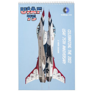USAF 75. 12. Monatskalender Kalender