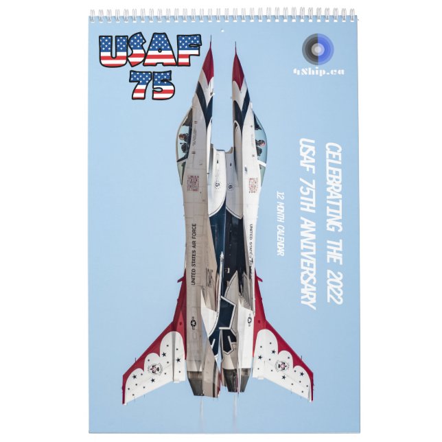 USAF 75. 12. Monatskalender Kalender (Titelbild)