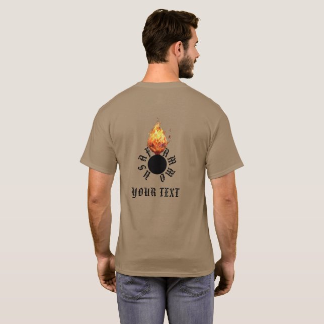 USAF AMMO PISSPOT Tasse T-Shirt (Schwarz voll)