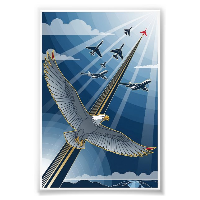 USAF Art Deco Poster (Vorne)