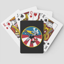USAFA Cadet Squadron 34 Playing Cards Spielkarten