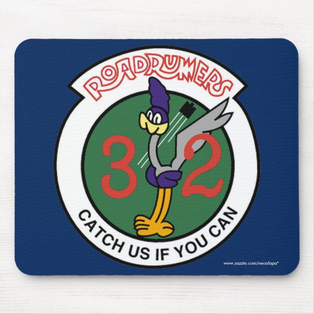USAFA Kadett Squadon 32" Roadrunners-" Mousepad (Vorne)