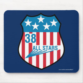USAFA Kadett Squadon 38" alle Stern-" Mousepad