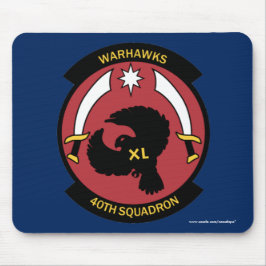 USAFA Kadett Squadon 40" Warhawks" Mausunterlage Mousepad