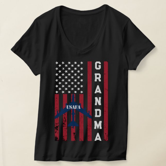 Usafa Merch Proud Air Force Mama Ehefrau Mama Oma T-Shirt (Ablage )