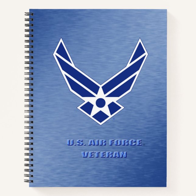 USAFd Notebook großer Veteran Notizbuch (Vorderseite)