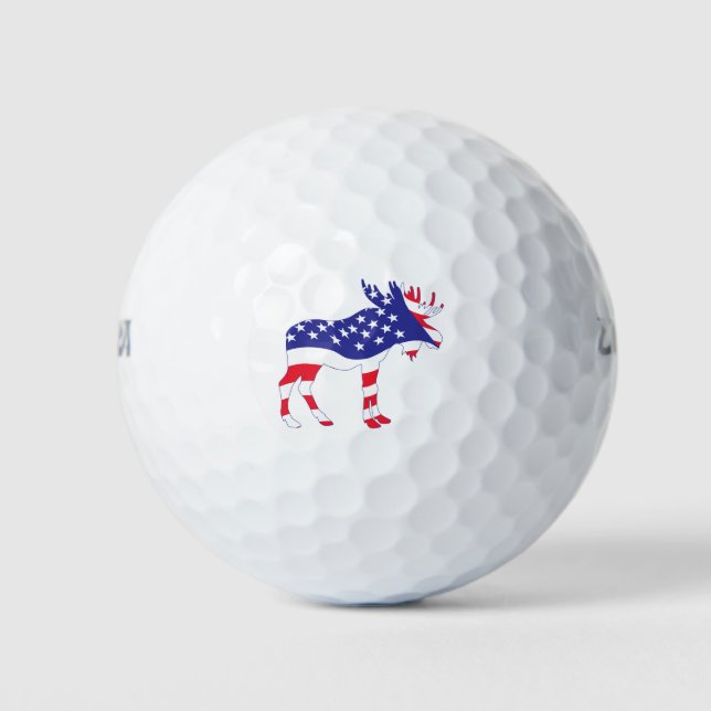 USAFlag — MOOSE Golfball (Vorderseite)
