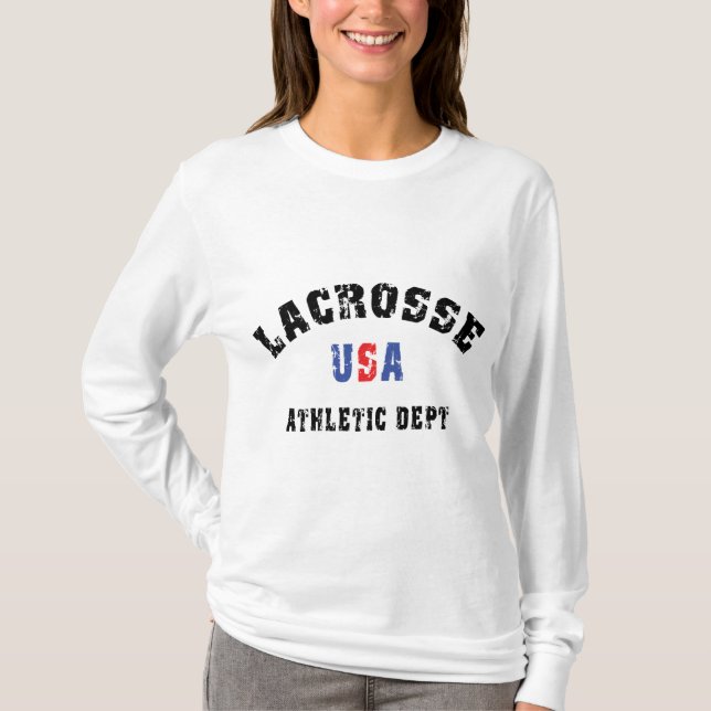 USAlacrosse-athletische Abteilung T-Shirt (Vorderseite)
