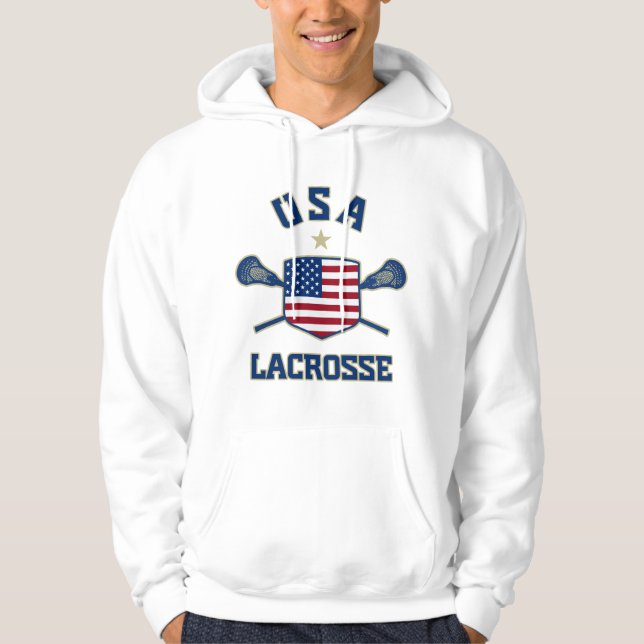 USALacrosse Hoodie (Vorderseite)