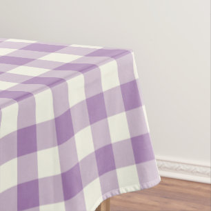 Usambaraveilchen-Gingham-Muster-Karo-Tischdecke Tischdecke