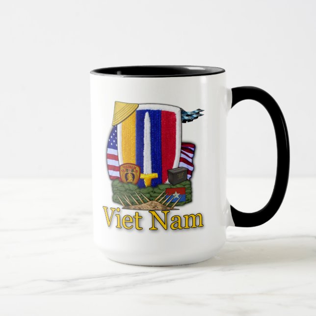 usarv Armee vietnam Kriegspatch veterans veterans  Tasse (Rechts)