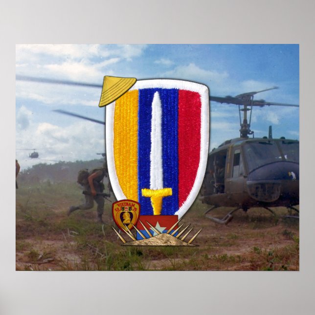 USARV Army Support Command Vietnam Nam War Poster (Vorne)