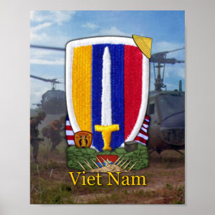 USARV Vietnam Nam War Patch Print Poster