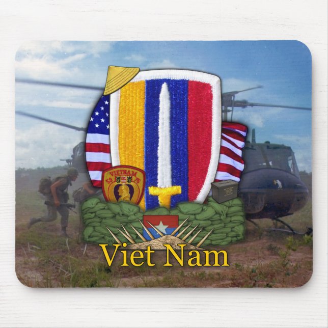 usarv Vietnamkriegflecken-Veteranentierärzte Mousepad (Vorne)