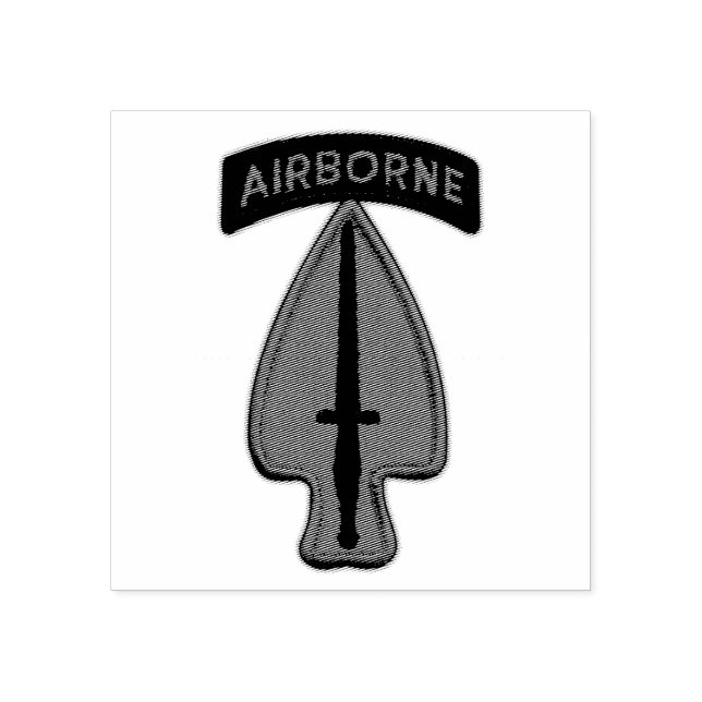 USASOC PSYOP SOF Sine Pari Veterans LRPS Reception Gummistempel (Prägung)
