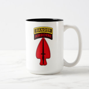 USASOC Special Ops SOC Veteranen Zweifarbige Tasse