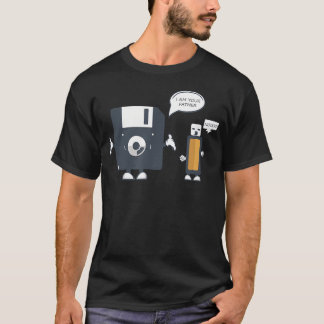 Usb-Diskette Ich bin dein Vater Lustiger Nerd T-Shirt