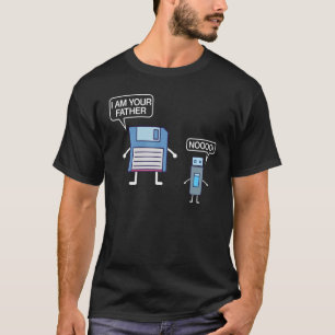USB-Diskette Ich bin Ihr Vater Nerd Geek T-Shirt