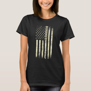 USB-Flag Buchbinderin Proud American Bookbinder 1 T-Shirt