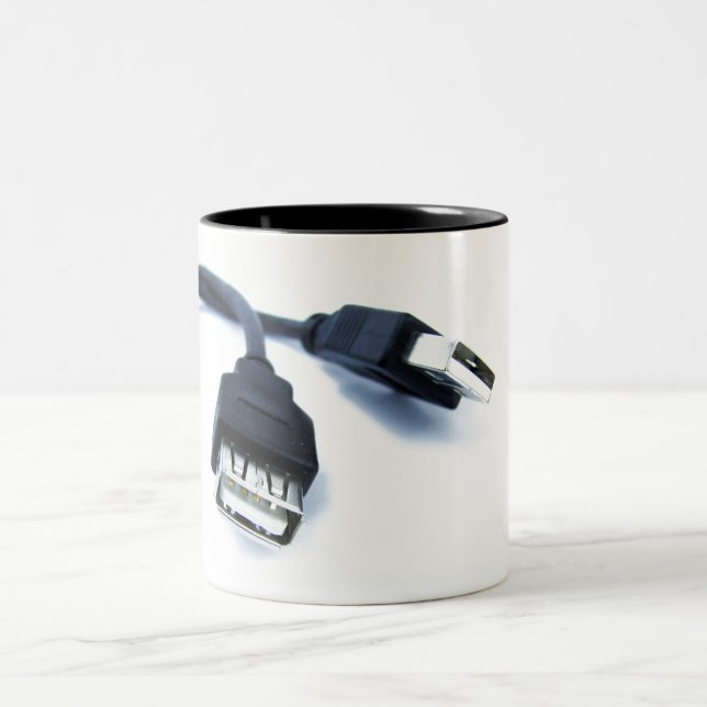 usb nerd mug zweifarbige tasse (Mittel)
