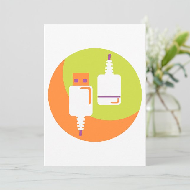 USB-Plug-Symbol Einladung (Von Creator hochgeladen)