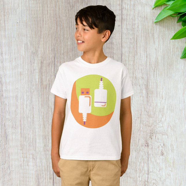 USB-Plug-Symbol T-Shirt (Von Creator hochgeladen)