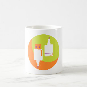 USB-Stecker-Symbol Kaffeetasse