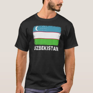 Usbekistan Fahne Unterstützung usbekischer Volksfr T-Shirt