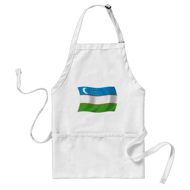Usbekistan Flag-Schürze Schürze (Vorne)