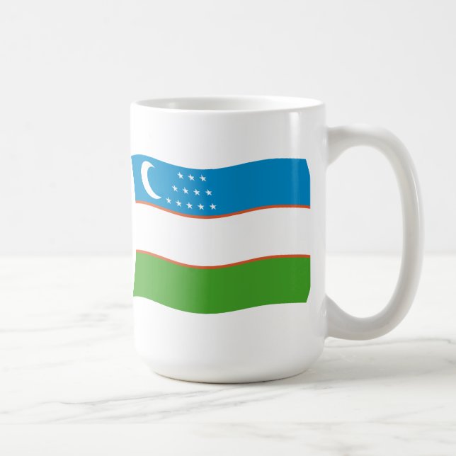 Usbekistan Flag-Tasse Tasse (Rechts)