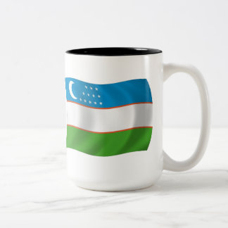 Usbekistan Flag-Tasse Zweifarbige Tasse