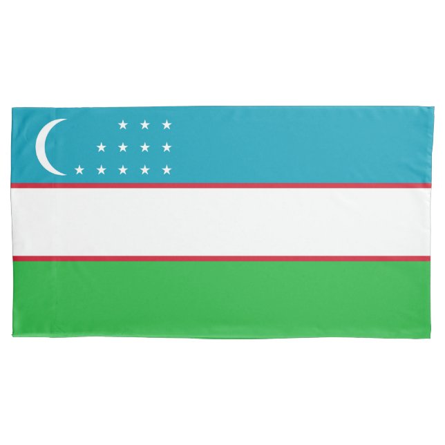 Usbekistan-Flagge Kissenbezug (Vorderseite)