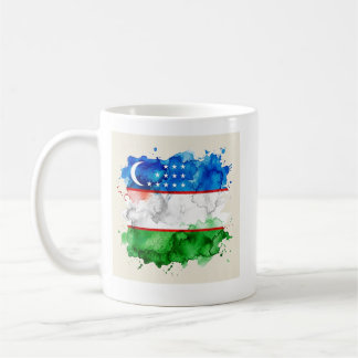 Usbekistan-Flagge | Offizielles usbekisches Emblem Kaffeetasse