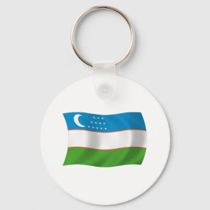 Usbekistan Flagge Schlüsselanhänger