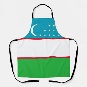 Usbekistan-Flagge Schürze