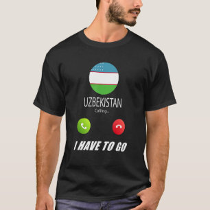 Usbekistan-Flagge Souvenir Usbekistan ruft T-Shirt