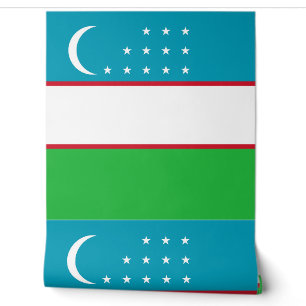 Usbekistan-Flagge Tapete